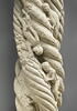 Colonne torse et chapiteau historiés : personnages et êtres fantastiques, Annonce aux bergers, Nativité, Sommeil des Mages, image 12/25