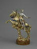 Statue féminine équestre servant d'aiguière : Clélie sur son cheval, image 1/9
