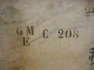 Commode à cinq tiroirs, dessus de marbre blanc, image 5/7