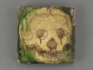 Carreau carré : tête de mort, image 1/2
