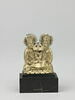 Statuette : Sainte Trinité double face pouvant provenir d'une crosse ou d'un bâton de confrérie (?), image 1/5