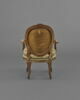 Fauteuil à médaillon d'une série de 4, image 2/5