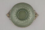 Coupe en jade à monture émaillé polychrome, image 2/4
