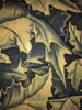 Fragment de tapisserie à décor de grande feuilles avec un dindon, image 8/8
