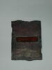 Plaque rectangulaire en émail peint polychrome : saint Jacques, image 3/5