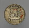 Médaille : Henri IV / autel surmonté de colonnes et couronnes, image 2/2