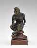 Statuette : satyre assis, image 1/4