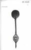 Cuillère ou spatule à long manche à décor gravé, image 1/2