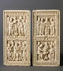 Plaque de reliure du psautier de Dagulf : David ordonnant la rédaction des Psaumes puis les chantant, image 5/5