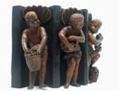 Statuette en buis : enfants luttant, image 10/13