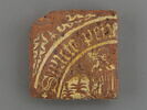 Carreau de pavement bicolore, d'un ensemble de trois (OA 10218 12 à 14), image 1/2
