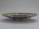 Plat ovale sur pied : cavités et cornes d'abondance, image 4/4