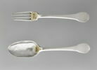 Couvert de table : une cuiller et une fourchette, image 2/5