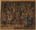Caravane de girafes et de zèbres, de la tenture de L’Histoire du Portugal et de l’Inde, image 1/2