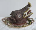 Terrine en forme de tête de sanglier, au naturel, image 1/2