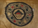 châle ; fragment, image 1/2