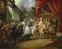 L'entrevue du duc de Bourgogne et de Fénelon à Cambrai, le 26 avril 1702., image 2/3