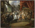 L'entrevue du duc de Bourgogne et de Fénelon à Cambrai, le 26 avril 1702., image 1/3